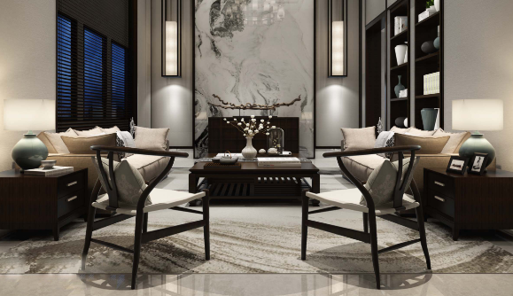 湛江中式风格小别墅装修要古典大气，室内软装设计是关键